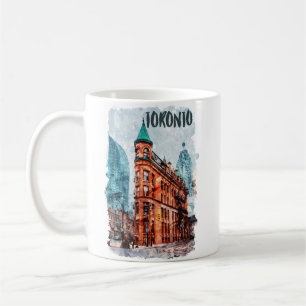 Mug Toronto Ontario Canada Aquarelle de voyage