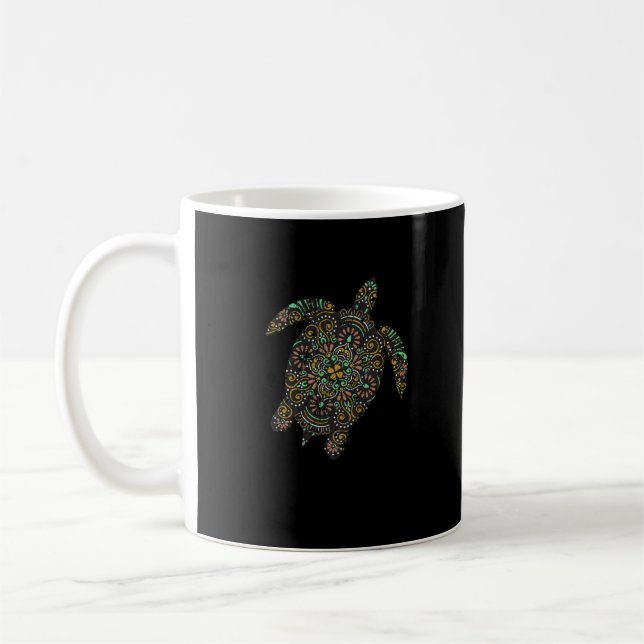 Mug Tortue de mer tribale hawaïenne (Gauche)