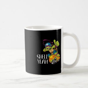 Mug Tortue Drôle Sur Skateboard Avec Coquille Ouais Sk