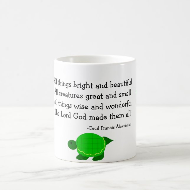 Mug Tortues avec citation inspirante (Centre)