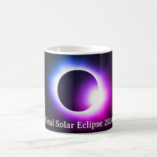Mug Total éclipse solaire 8 avril 2024 soleil de lune