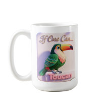 Toucan Pun Motivational Funny 3D Art