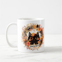 Touche Créative – Chat Couronne d'Automne
