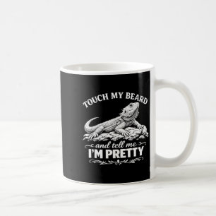 Mug Toucher ma barbe drôle cool lézard dragon barbu lo