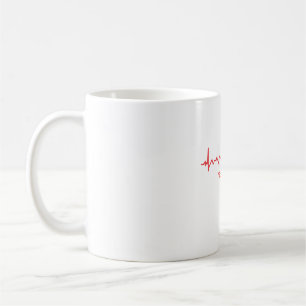 Mug Toujours en vie – Rythme Cardiaque Minimal Design