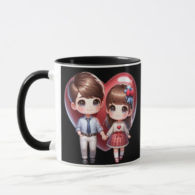 Mug Toujours et pour toujours, jour de la Saint-Valent (Gauche)