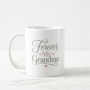 Mug Toujours ma grand-mère, cadeau de citation élégant