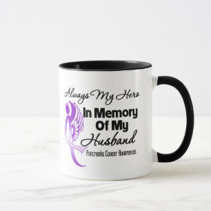 Mug Toujours mon héros dans le Cancer pancréatique d