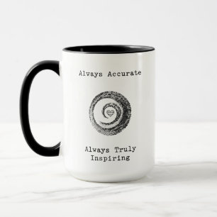 Mug Toujours précis, toujours véritablement inspirant