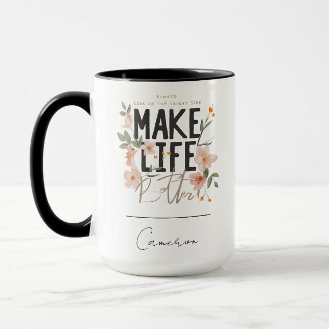 Mug Toujours regarder du côté lumineux (Gauche)