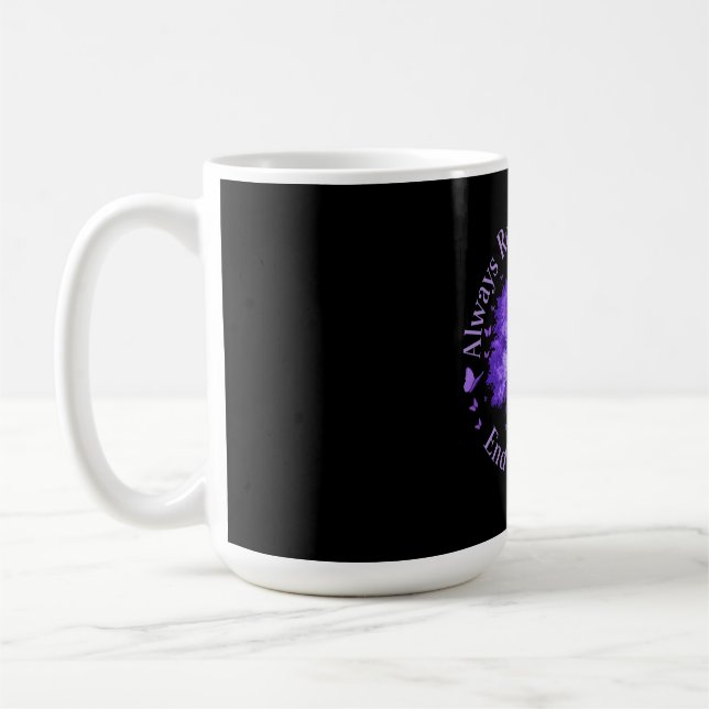 Mug Toujours se souvenir : Pour vous, mettez fin à la  (Gauche)