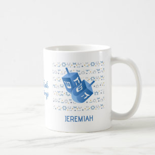 Mug Toupie personnalisée pour la famille Hanukkah