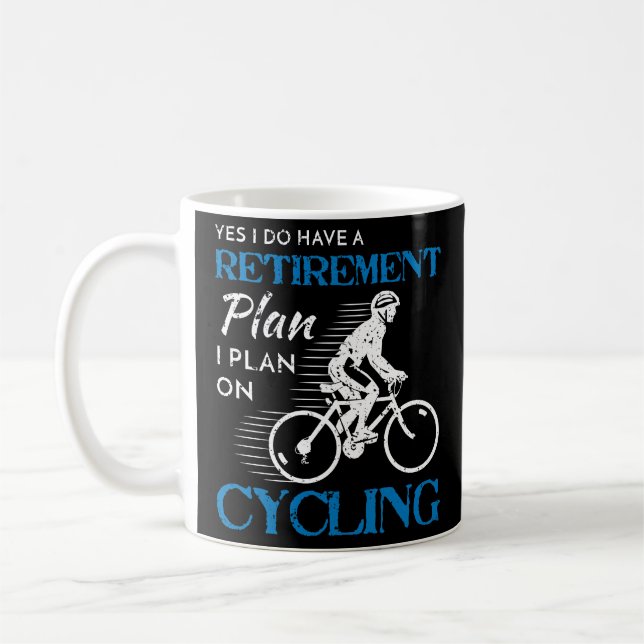 Mug Tour de recyclage de vélo de bicyclette de régime (Gauche)