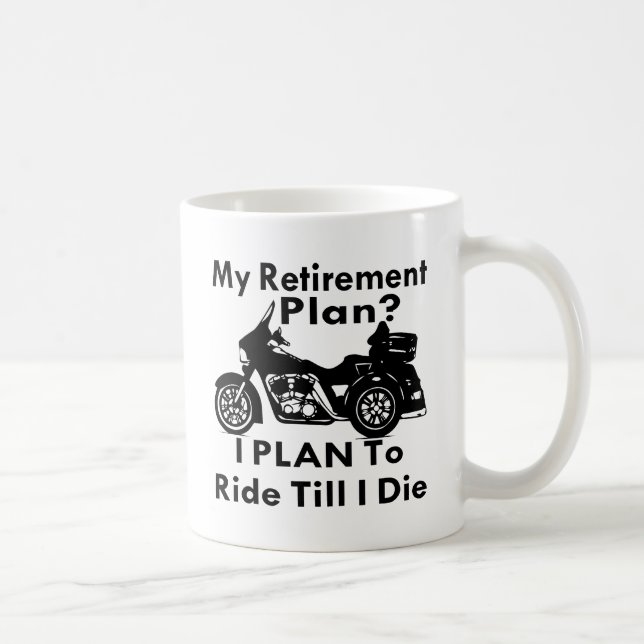 Mug Tour de régime de retraite jusqu'à moi meurs (Droite)