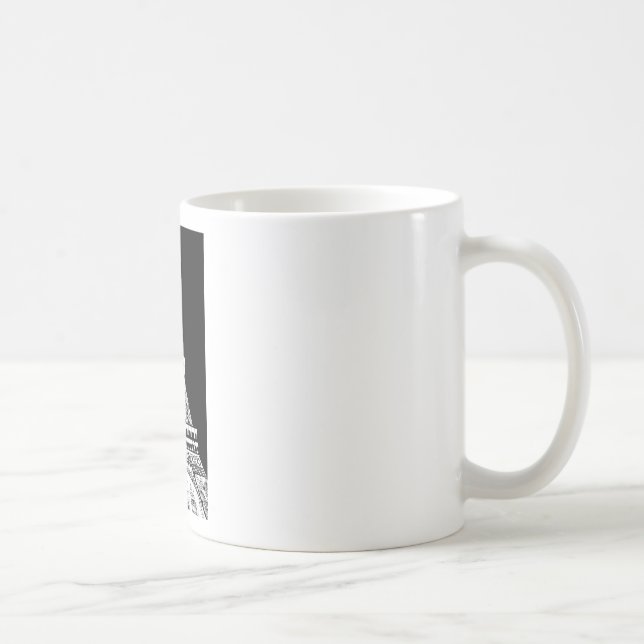 Mug Tour Eiffel noir blanc (Droite)