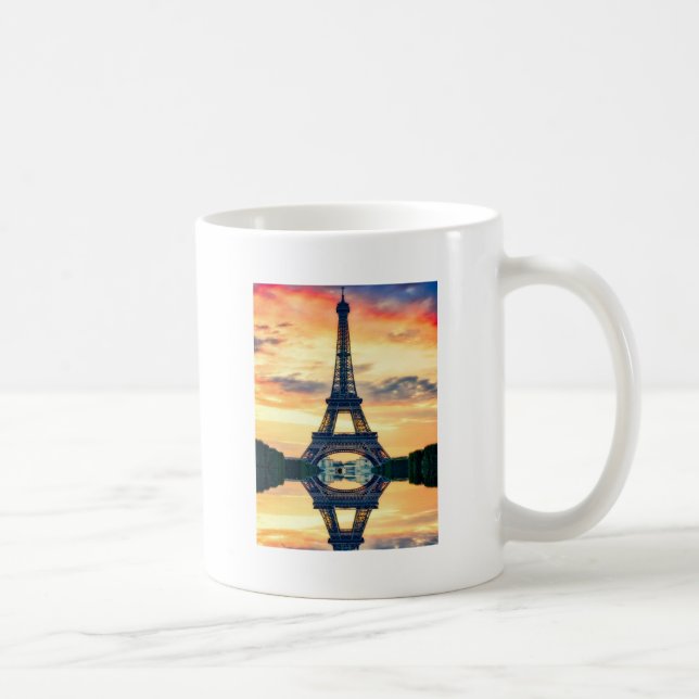 Mug Tour Eiffel Paris Soirée européenne (Droite)