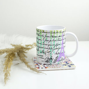 Mug Tour Eiffel violet