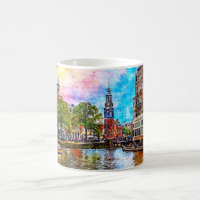 Mug Tour Munttoren. Amsterdam. Pays-bas. (Centre)