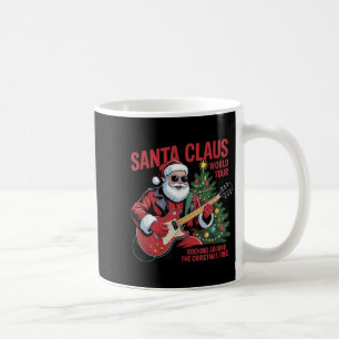Mug Tournée mondiale de Santa Claus Rocking Around The