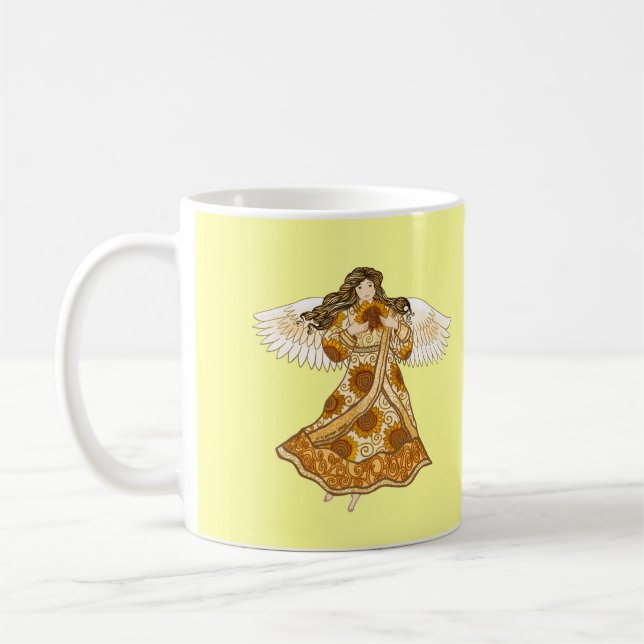 Mug Tournesol ange chrétien (Gauche)