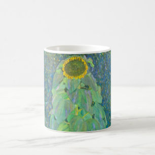 Mug Tournesol de Klimt, Fleurs Vintages Art Nouveau
