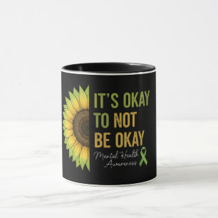Mug Tournesol de sensibilisation à la santé mentale