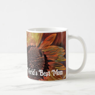 Mug Tournesol Orange moderne Art Fête des Mères Photo