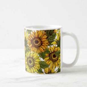 Mug Tournesol rustique Jardin Café de campagne