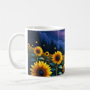 Mug Tournesols la nuit