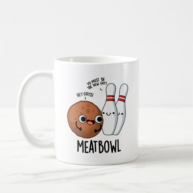 Mug Tournoi de viande amusant tournoi de boulette de v (Gauche)