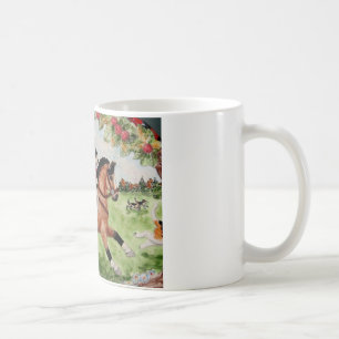 Mug Tours de chasseur de corgi aux chiens