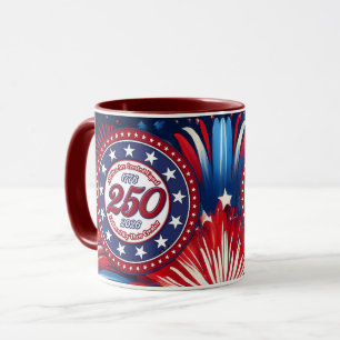 Mug Tous les hommes sont créés égaux Graphique Rouge B