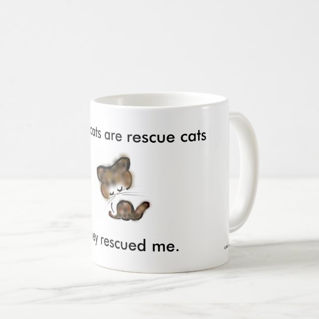 Mug "tous mes chats sont charité de chats de (Devant droit)