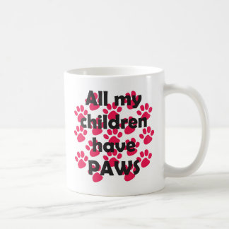 Mug Tous mes enfants ont des pattes