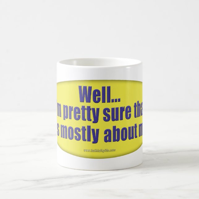 Mug Tout au sujet de moi… (Centre)