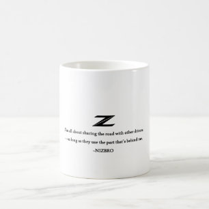 Mug Tout au sujet de partager la route