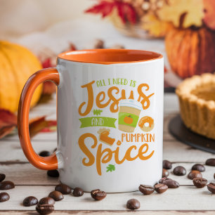 Mug Tout ce dont j'ai besoin, c'est Jésus et le goût d