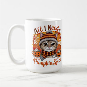 Mug Tout ce dont j'ai besoin est mon chat et mon T-Shi