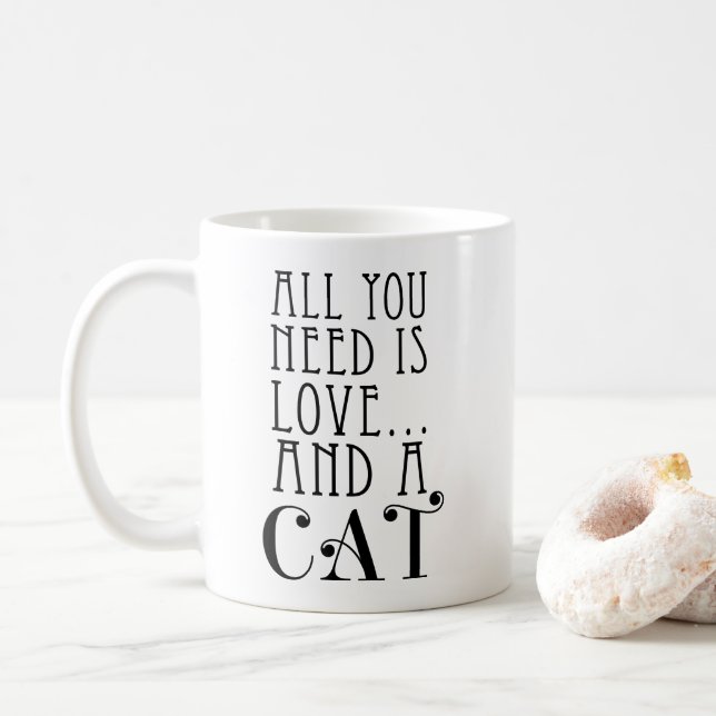 Mug Tout Ce Dont Vous Avez Besoin, C'Est D'Amour Et D' (Avec donut)