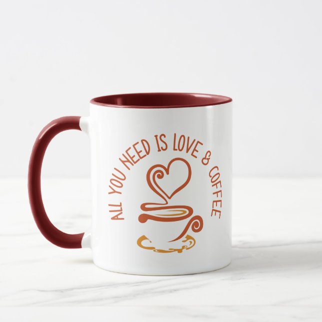 Mug Tout Ce Dont Vous Avez Besoin, C'Est De L'Amour Et (Gauche)