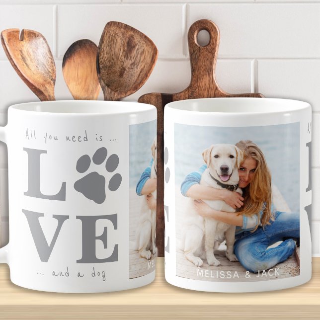 Mug Tout ce dont vous avez besoin est l'amour et un ch (Créateur téléchargé)