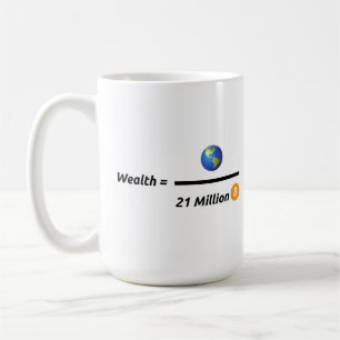 Mug Tout Divisé Par 21 Millions De Bitcoins