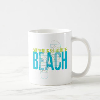 Mug Tout est mieux sur la plage