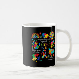 Mug Tout Le Monde Communique Différents Autisme Neurod