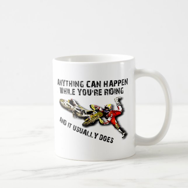 Mug Tout peut arriver Motocross moto cross drôle de mu (Droite)