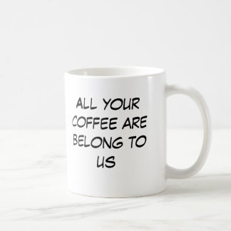 Mug Tout votre café sont appartiennent à nous