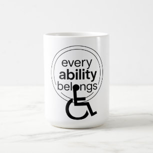 Mug Toute capacité appartient Minimalisme inclusif
