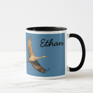 Mug Toute Grue Gratuite En Vol Personnaliser Nom Bleu
