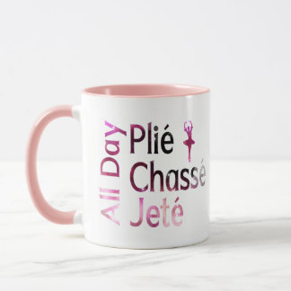 Mug Toute la journée Plie, Chasse, Jete ~ Design de ba