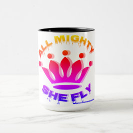 Mug Toute Puissante Elle Voler Coupe De Café Design mu